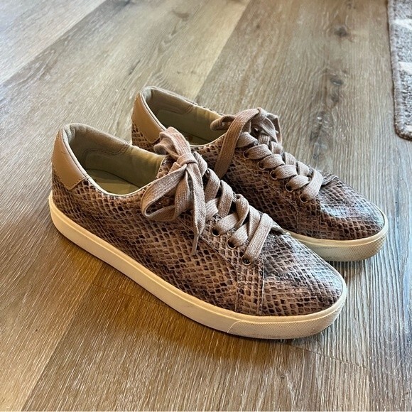 Sam Edelman Ethyl Women’s Reptile Print Sneakers Size 8 - Picture 2 of 7